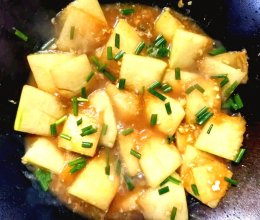 蒜香焖冬瓜。的做法