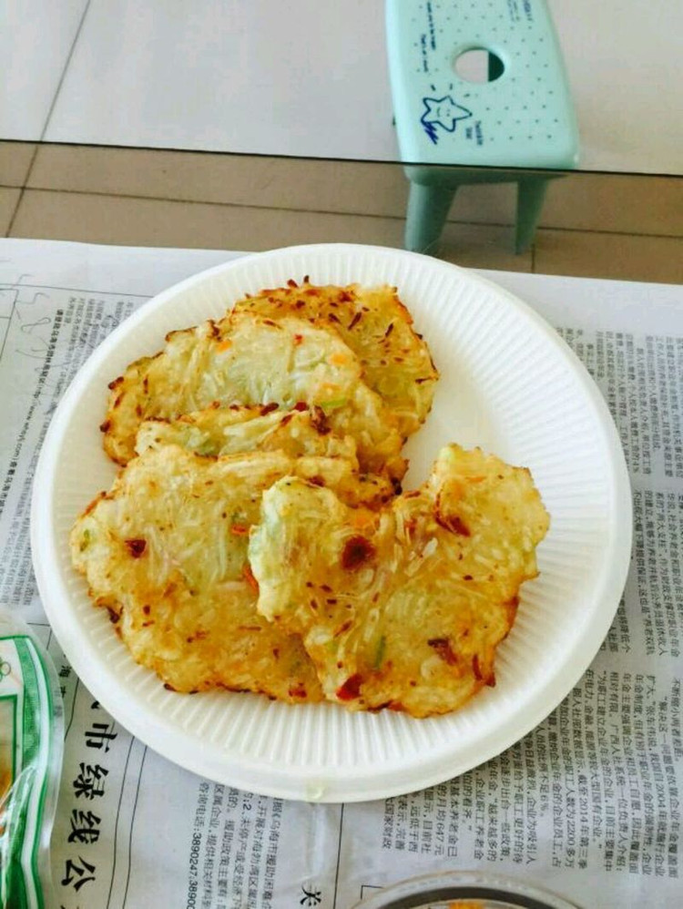 白萝卜蔬菜饼的做法
