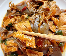 平菇炒肉的做法