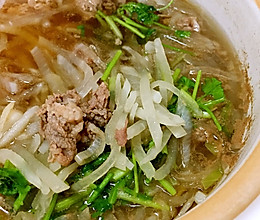 羊肉片萝卜丝汤的做法