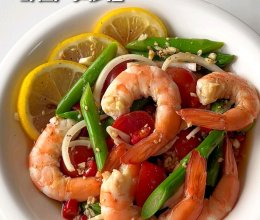 虾仁芦笋沙拉的做法