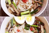 #名厨汁味，圆中秋美味#肉丝菌菇汤面条的做法