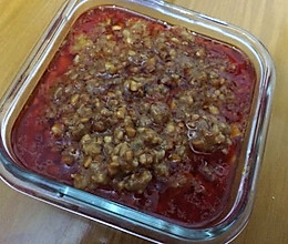 麻辣花生肉末拌面酱的做法