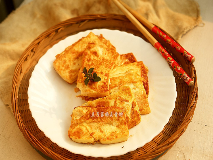 煎豆腐块的做法