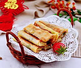 合菜春卷的做法