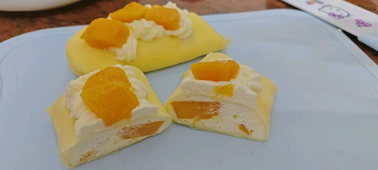 芒果班戟的做法