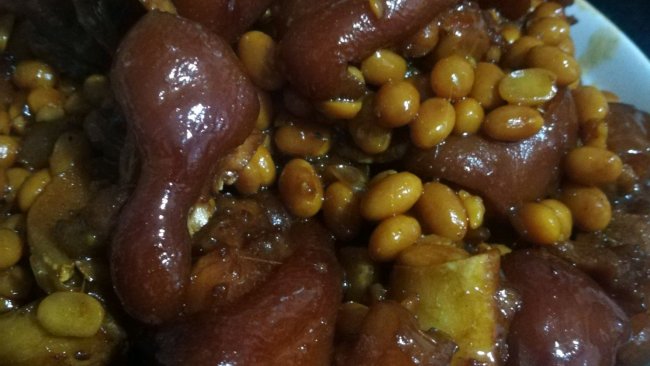 私厨 黄豆焖猪蹄的做法