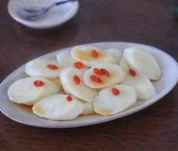 #流感季饮食攻略#简单易做又香糯可口的蜜汁蒸山药的做法
