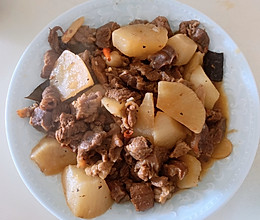 萝卜牛腩的做法