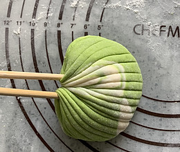 家庭版混搭色贝壳馒头的做法