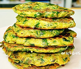 春菜蚕豆饼，软嫩鲜香的春日尝鲜美味 #春日尝鲜#的做法
