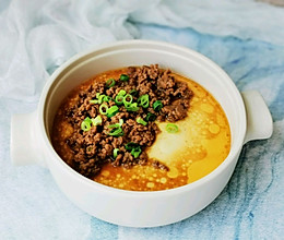 #洗手作羹汤# 肉末鸡蛋豆腐羹的做法