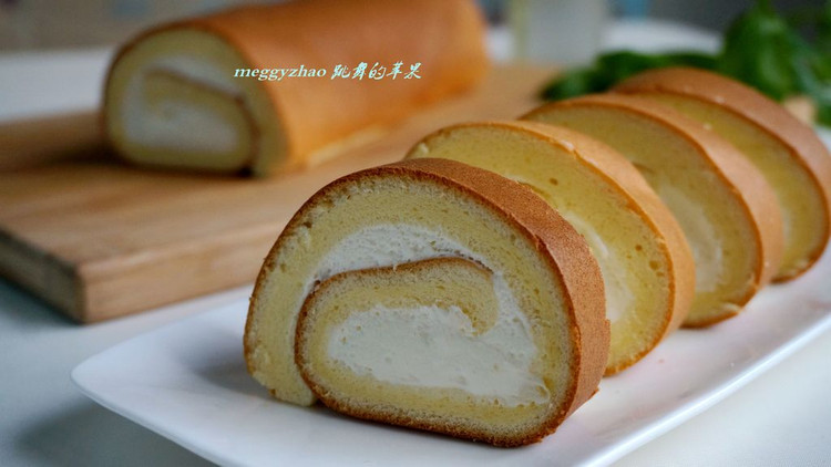 奶油戚风蛋糕卷的做法