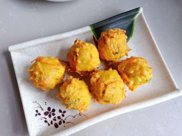 胡萝卜素丸子的做法