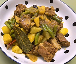 简简单单土豆豆角炖排骨的做法