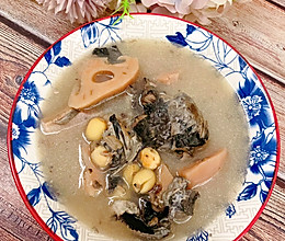 双莲乌鸡汤的做法