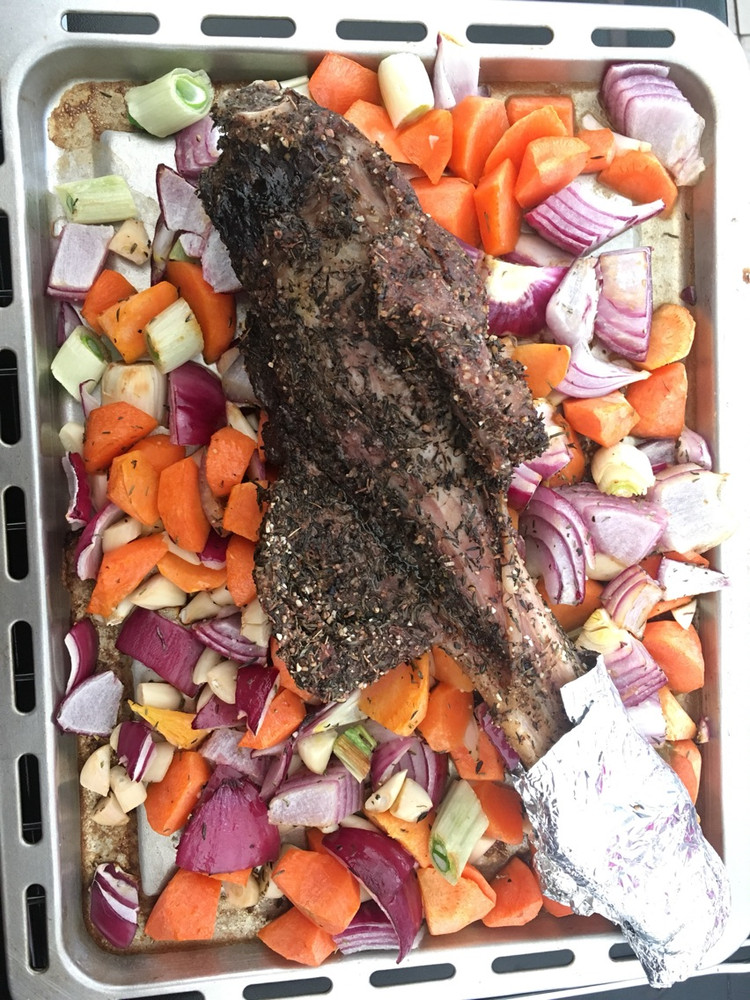 百草香烤羊腿的做法