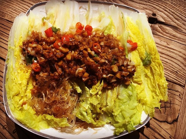 蒜蓉粉丝娃娃菜的做法