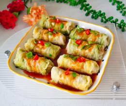白菜蒸肉卷的做法