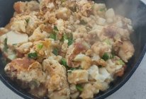 懒人快手菜－鸡蛋包豆腐的做法