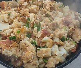 懒人快手菜－鸡蛋包豆腐的做法