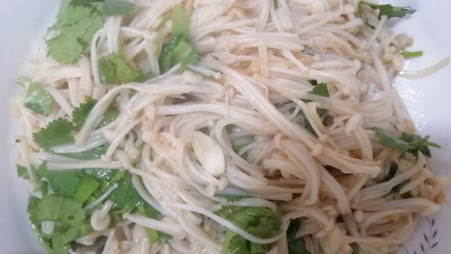 凉拌金针菇的做法