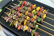 #刘畊宏女孩减脂饮食#五彩牛肉串的做法