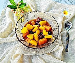 南瓜芋圆双薯糖水的做法