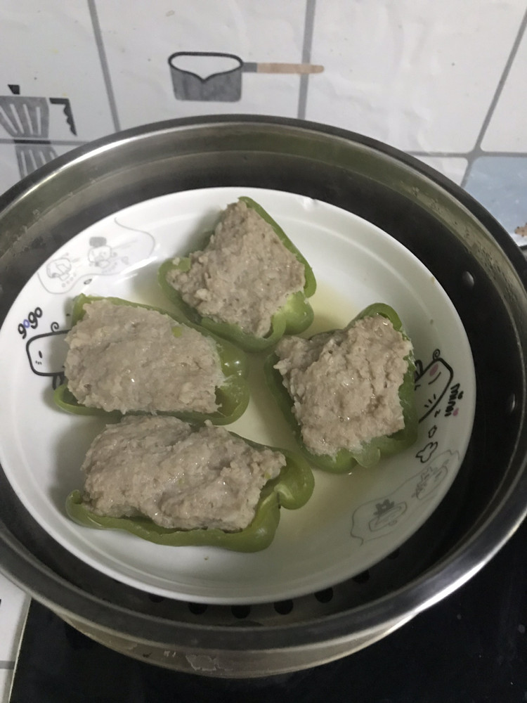 青椒酿肉的做法
