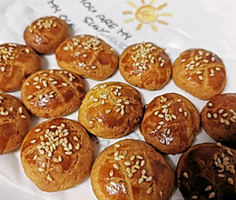 奶香芝麻酥的做法