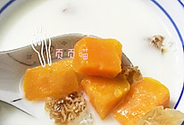 快手甜汤 椰汁桃胶红薯甜汤的做法