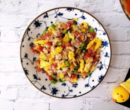 营养又美味的芦笋蛋炒饭的做法