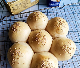 #安佳真草饲 营养护全家#无糖无蛋小餐包的做法