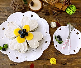 能带来好运的--四叶草蓝莓慕斯蛋糕#豆果5周年#的做法