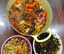 羊肉火锅的做法