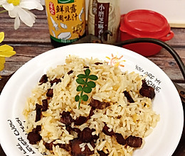 #晒出你的中秋团圆饭#腊肉饭的做法