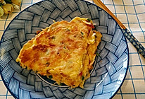萝卜丝腊肠煎饼的做法