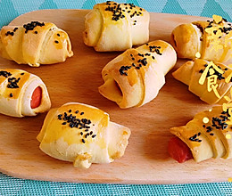 儿童牛角包的做法