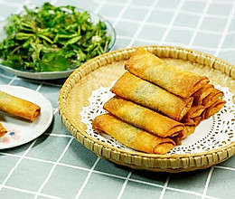 就让TA，来开启你的迎春仪式——荠菜春卷【微体兔菜谱】的做法