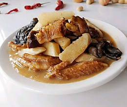 酱香山药松蘑鸡的做法