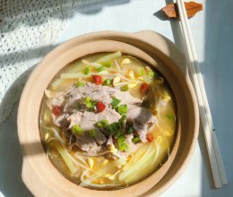 #加油 阿根廷#酸汤肉片的做法