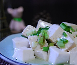 小葱拌豆腐的做法