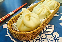 豌豆尖素菜包的做法