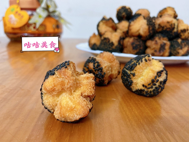 广西特色小吃~开口笑的做法