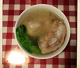 小白菜排骨汤的做法