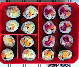 水果寿司的做法