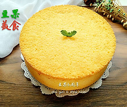 八寸戚风#豆果六周年生日快乐#的做法
