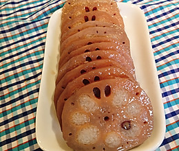 #晒出你的团圆大餐#冰糖糯米灌藕的做法