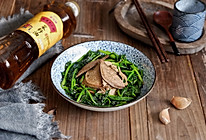 菠菜炒猪肝#金龙鱼外婆乡小榨菜籽油 外婆的时光机#的做法