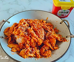 #暖冬酱在手，嗨吃部队锅#韩式辣酱鸡蛋盖饭的做法